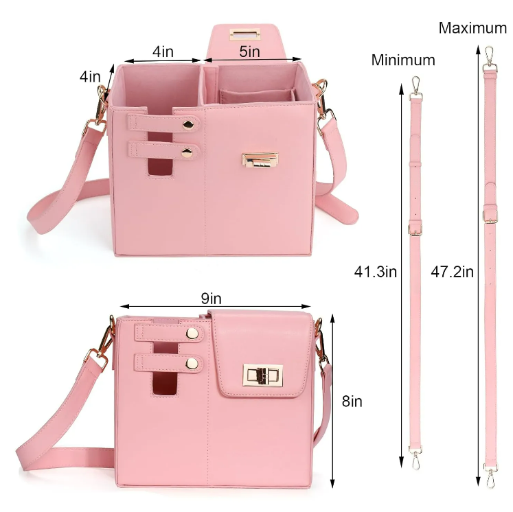 Crossbody Bag with Water Bottle Holder