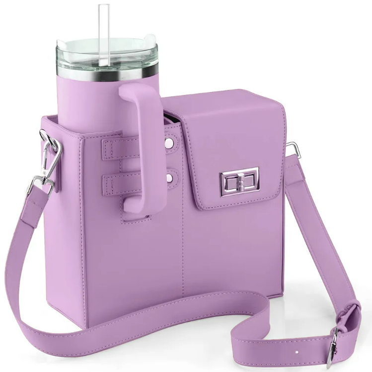 Crossbody Bag with Water Bottle Holder