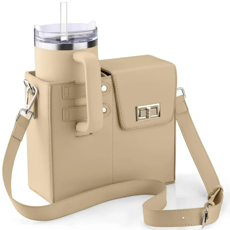 Crossbody Bag with Water Bottle Holder