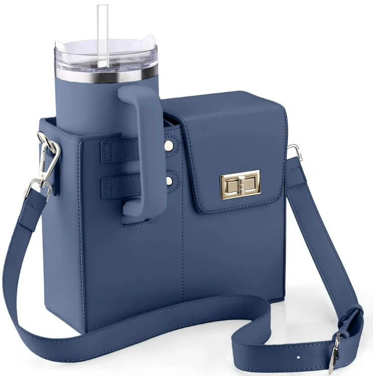 Crossbody Bag with Water Bottle Holder