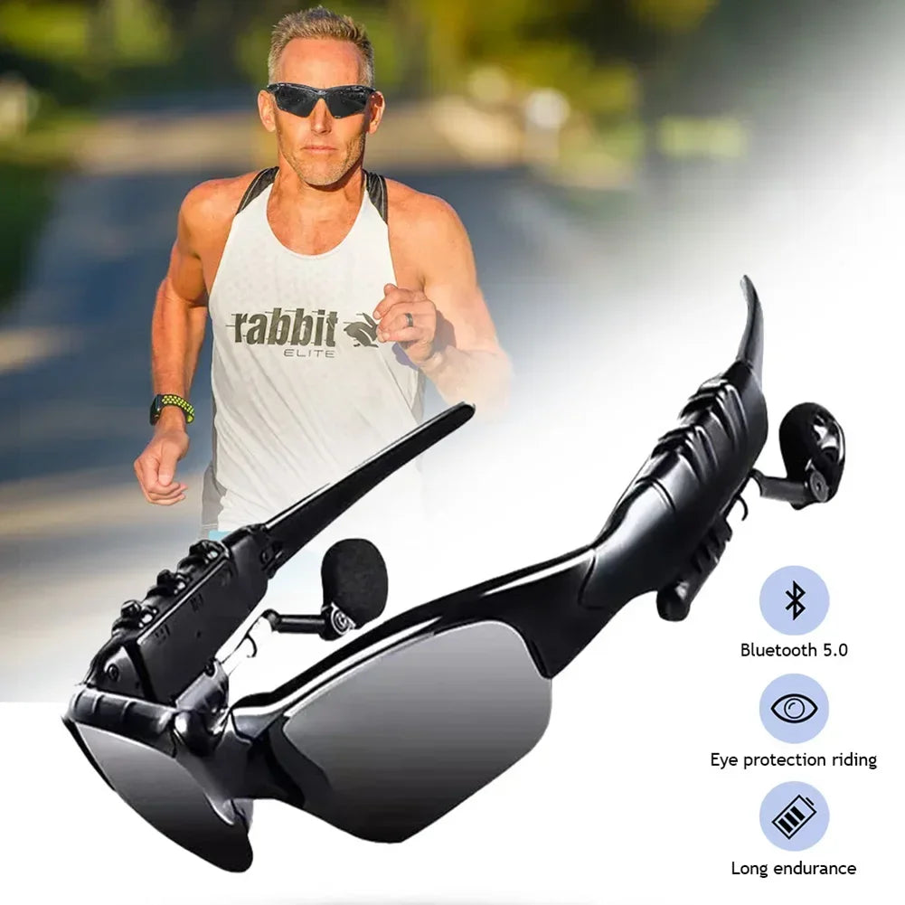 Wireless Bluetooth Sunglasses with Built-in Headset