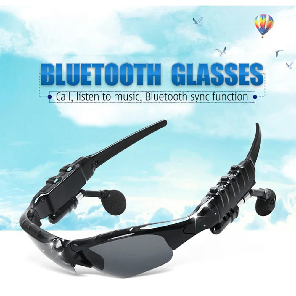 Wireless Bluetooth Sunglasses with Built-in Headset